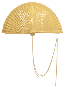 Fan "Gold Papillon"